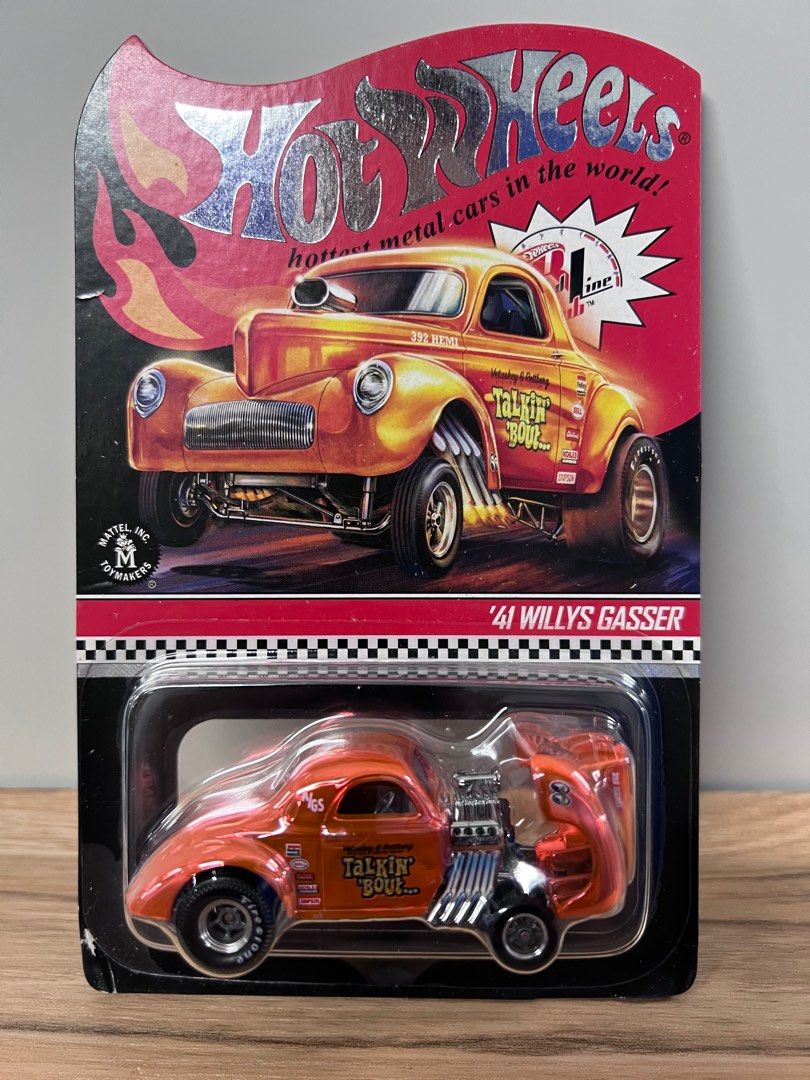 HOT WHEELS RLC 2019 41 WILLYS GASSER ORANGE Hobbies Toys