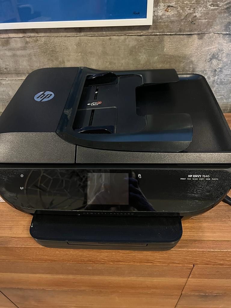 HP Envy 7640 printer scan, photocopy ,fax & print b&w & colour printer