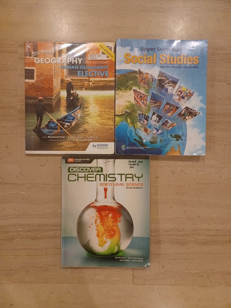 Human Geography, Social Studies, Discicer Chemistry, Hobbies & Toys