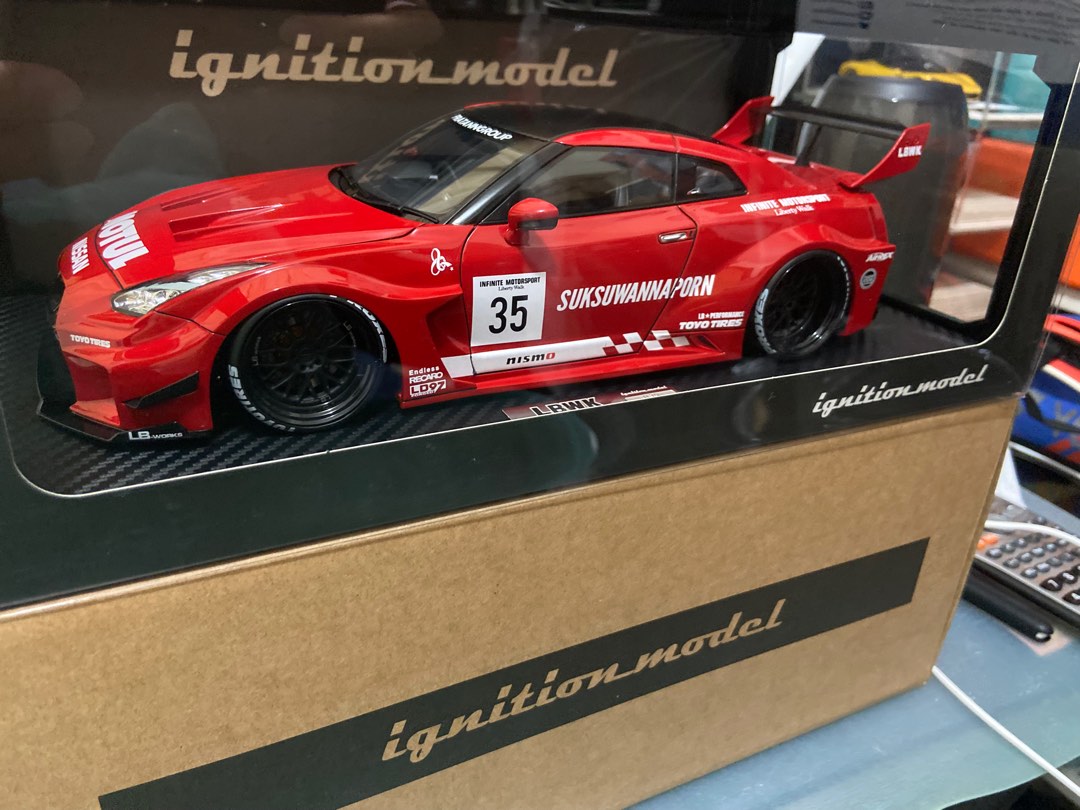 Ignition model gtr r35 lb 1/18, 興趣及遊戲, 玩具 & 遊戲類 Carousell