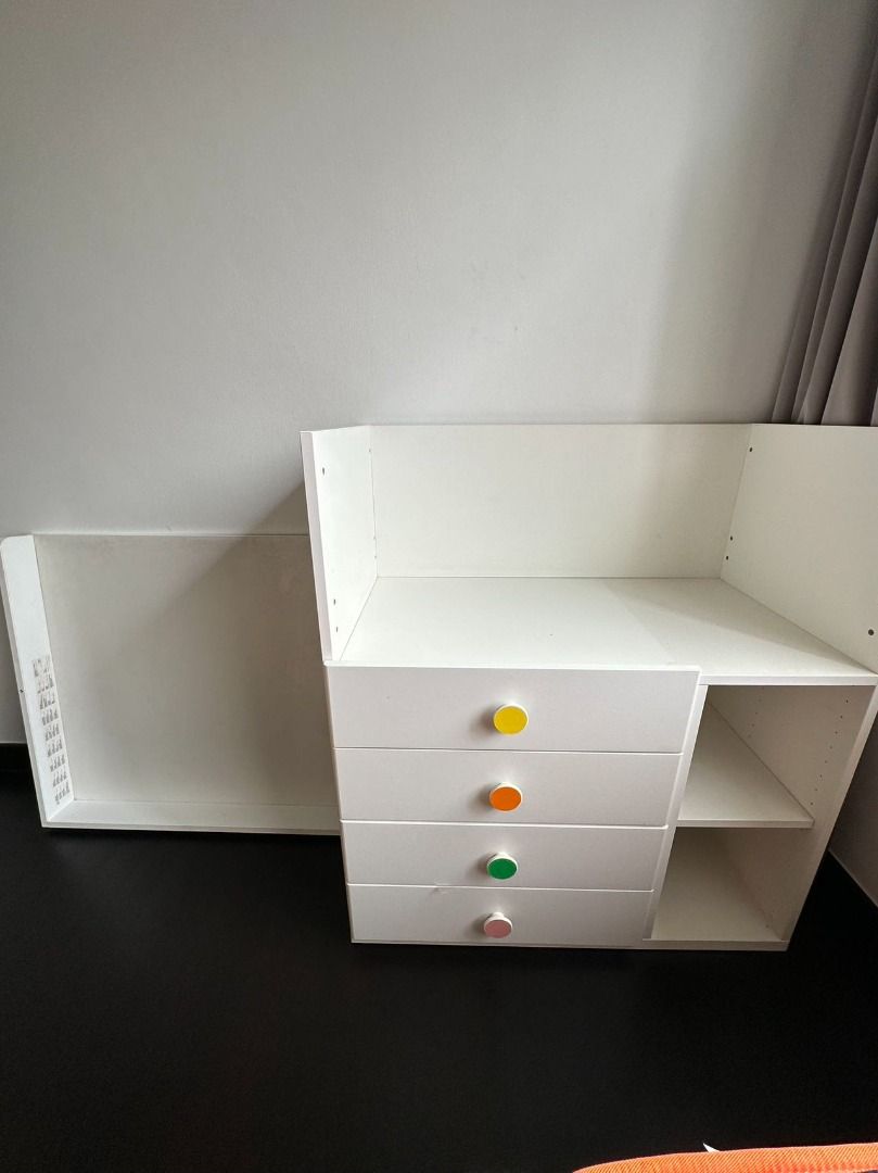 IKEA Changing Table With 4 Drawers, Babies & Kids, Baby Nursery & Kids