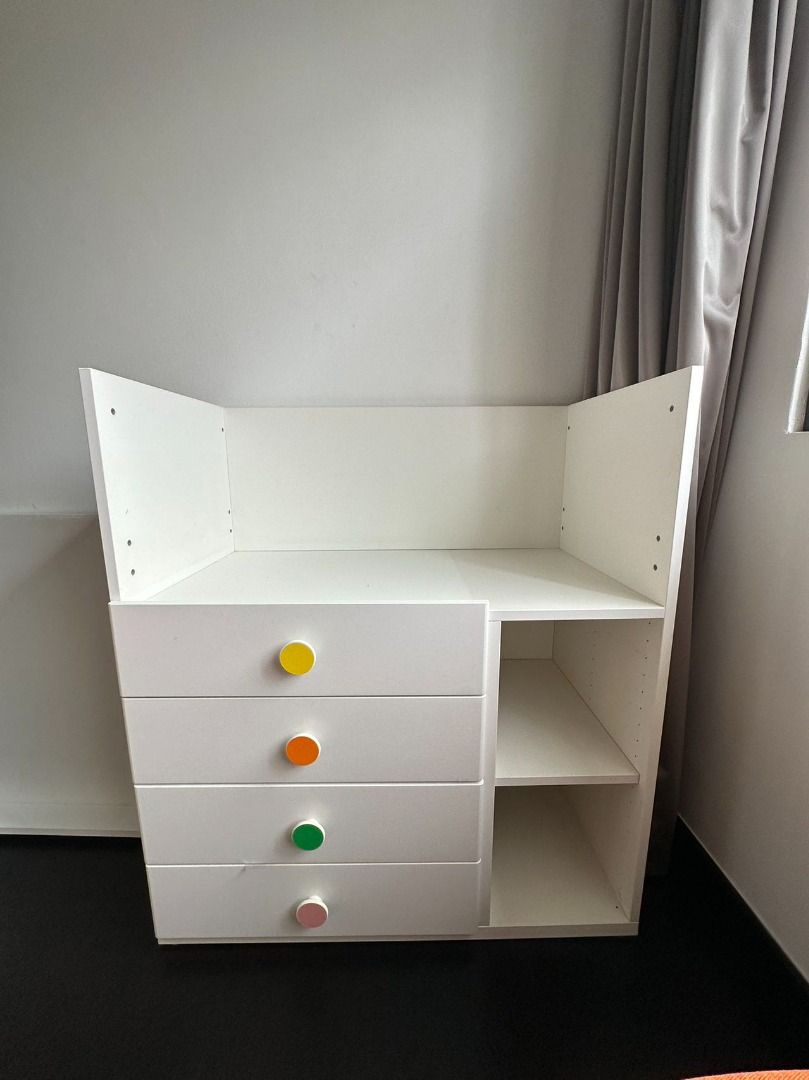 IKEA Changing Table With 4 Drawers, Babies & Kids, Baby Nursery & Kids