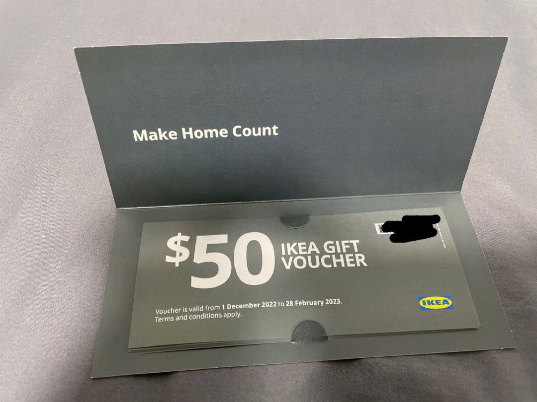 IKEA gift vouchers 20 off, Tickets & Vouchers, Vouchers on Carousell