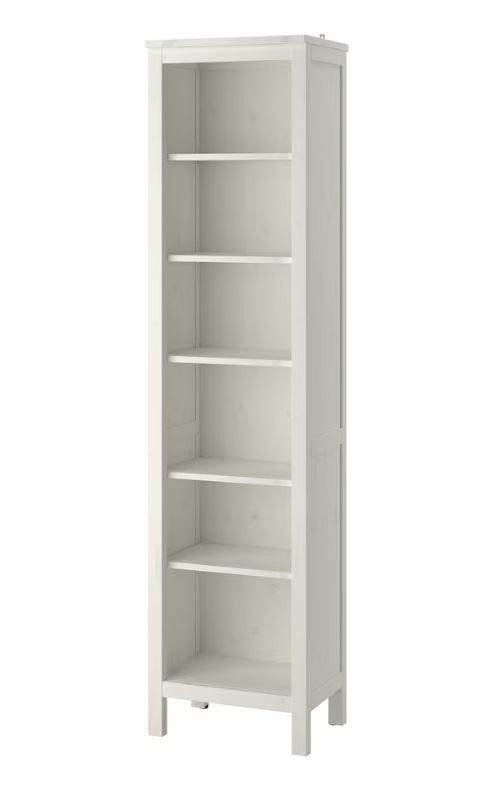 IKEA HEMNES Bookcase, white stain, 19 1/4x77 1/2 ", Furniture & Home