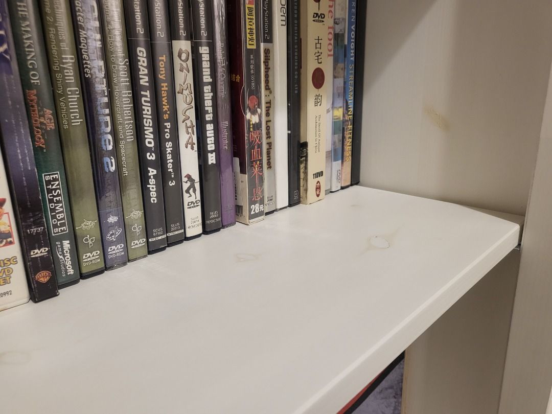 IKEA HEMNES Bookcase, white stain, 19 1/4x77 1/2 ", Furniture & Home