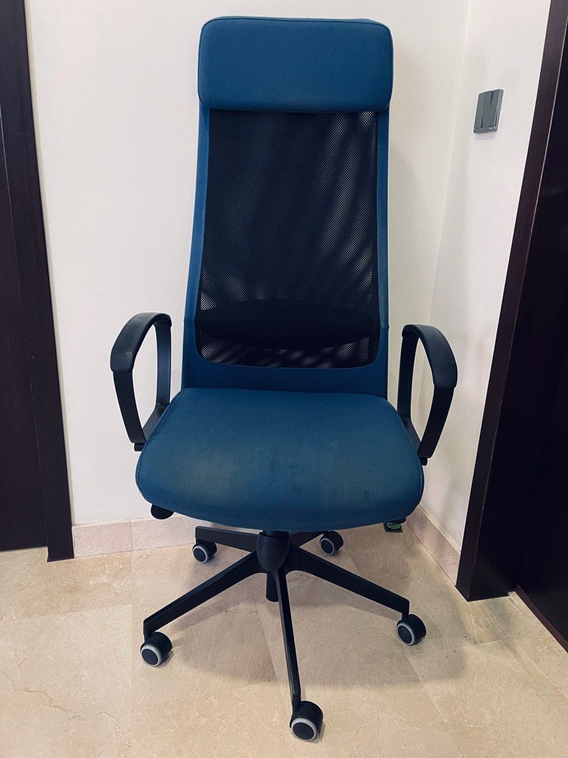 Cleaned Ikea Markus Office Chair, Furniture & Home Living, Furniture