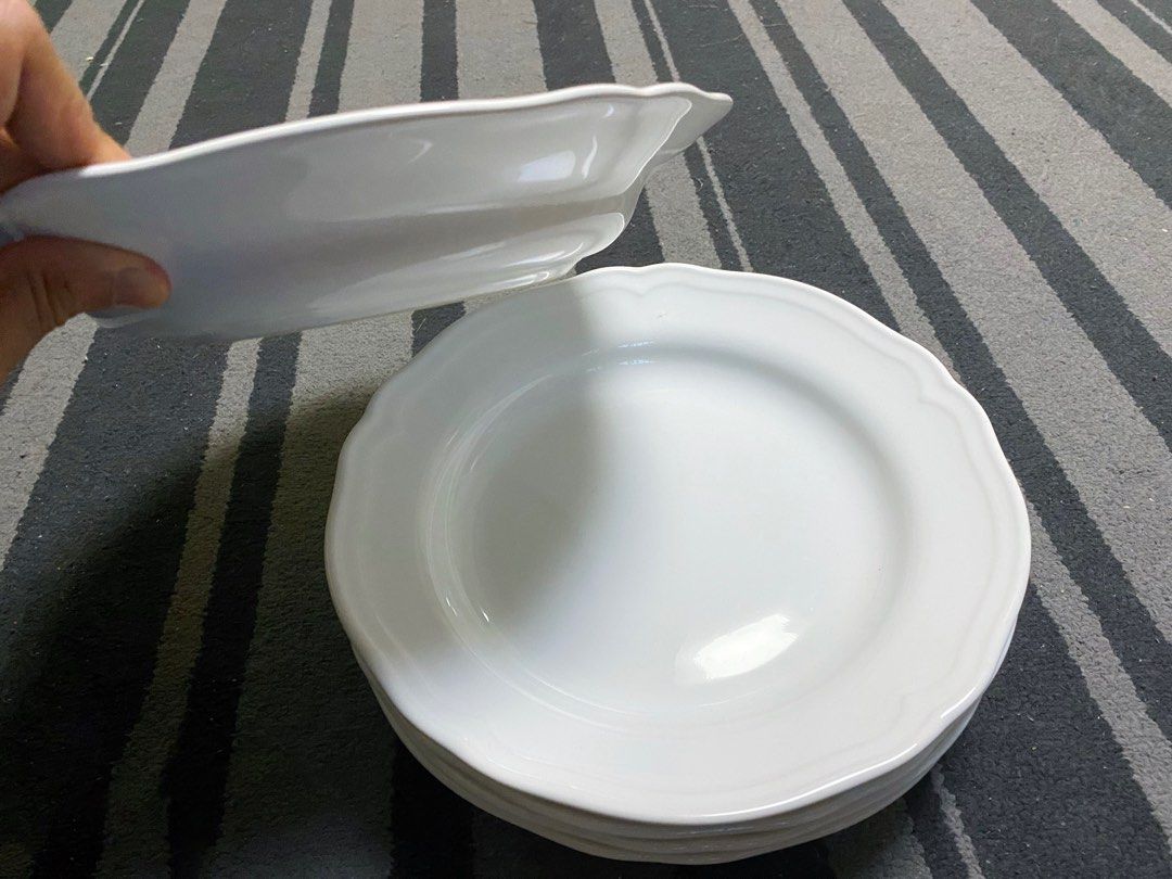 Upplaga Deep Dish Dinner Plates IKEA UPPLAGA Deep Plate/bowl White 10