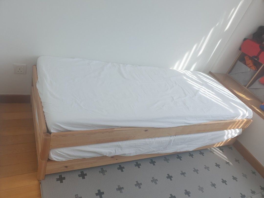 Ikea Utaker stackable bed frame (frame only), Furniture & Home Living