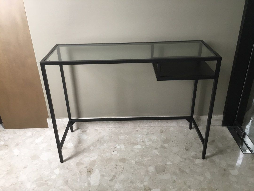 Ikea Vittsjo glass table, Furniture & Home Living, Furniture, Tables