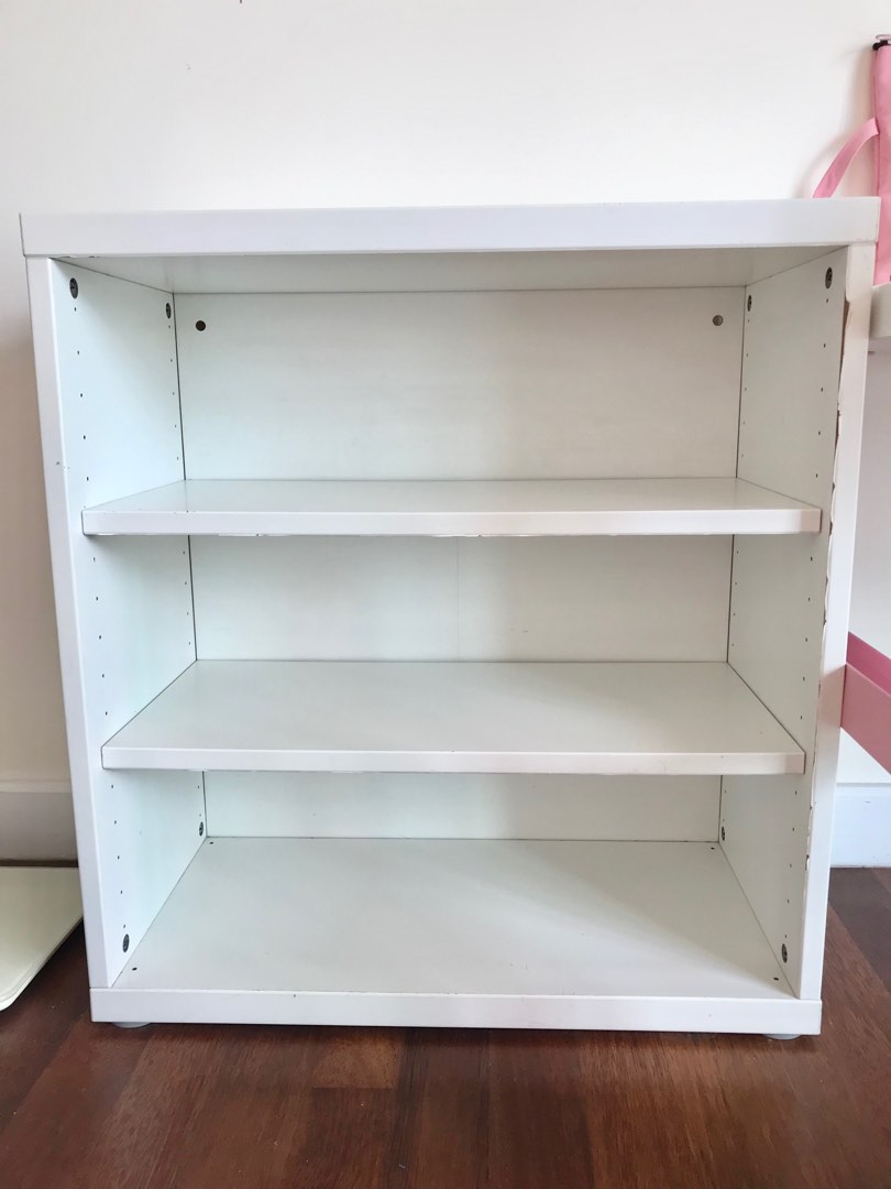 IKEA white bookcases, Furniture & Home Living, Furniture, Shelves