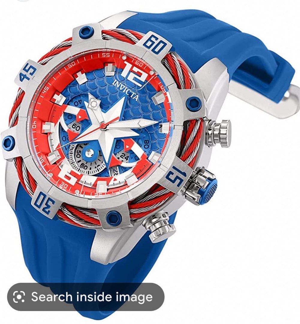 Men's invicta captain hotsell america watch