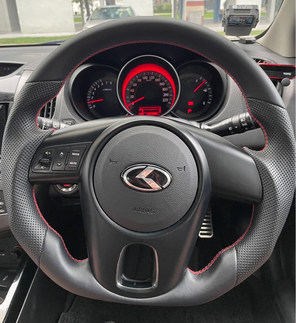 Kia cerato D-shape sporty steering wheel, Car Accessories, Accessories ...