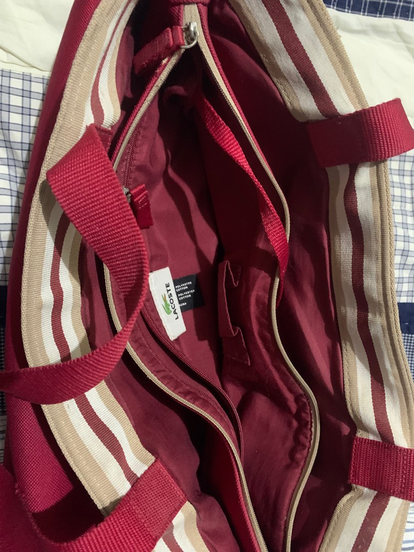 lacoste bag, Women's Fashion, Bags & Wallets, Tote Bags on Carousell