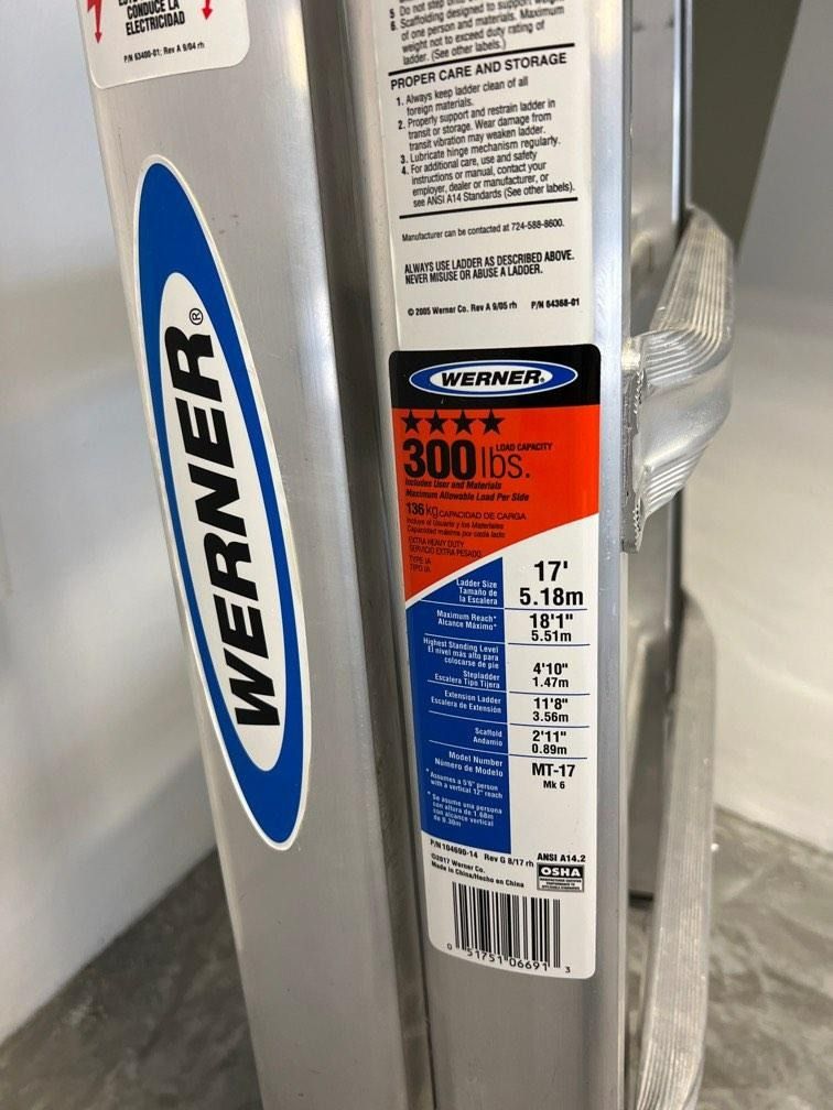 Ladder with multiple configuration from Werner, Furniture & Home Living