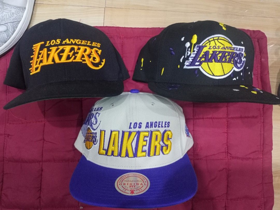 lakers caps, Men's Fashion, Watches & Accessories, Caps & Hats on Carousell