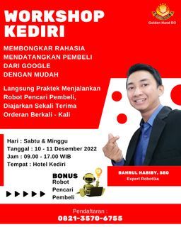 LANGSUNG PRAKTEK!! 0821-3570-6755, Workshop Digital Marketing Mendatangkan Pembeli Dari Google Di Karawang - Golden Hand EO