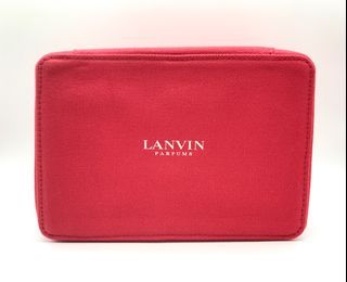 LANVIN 莓果甜心 大容量 化妝包 收納包 盥洗包