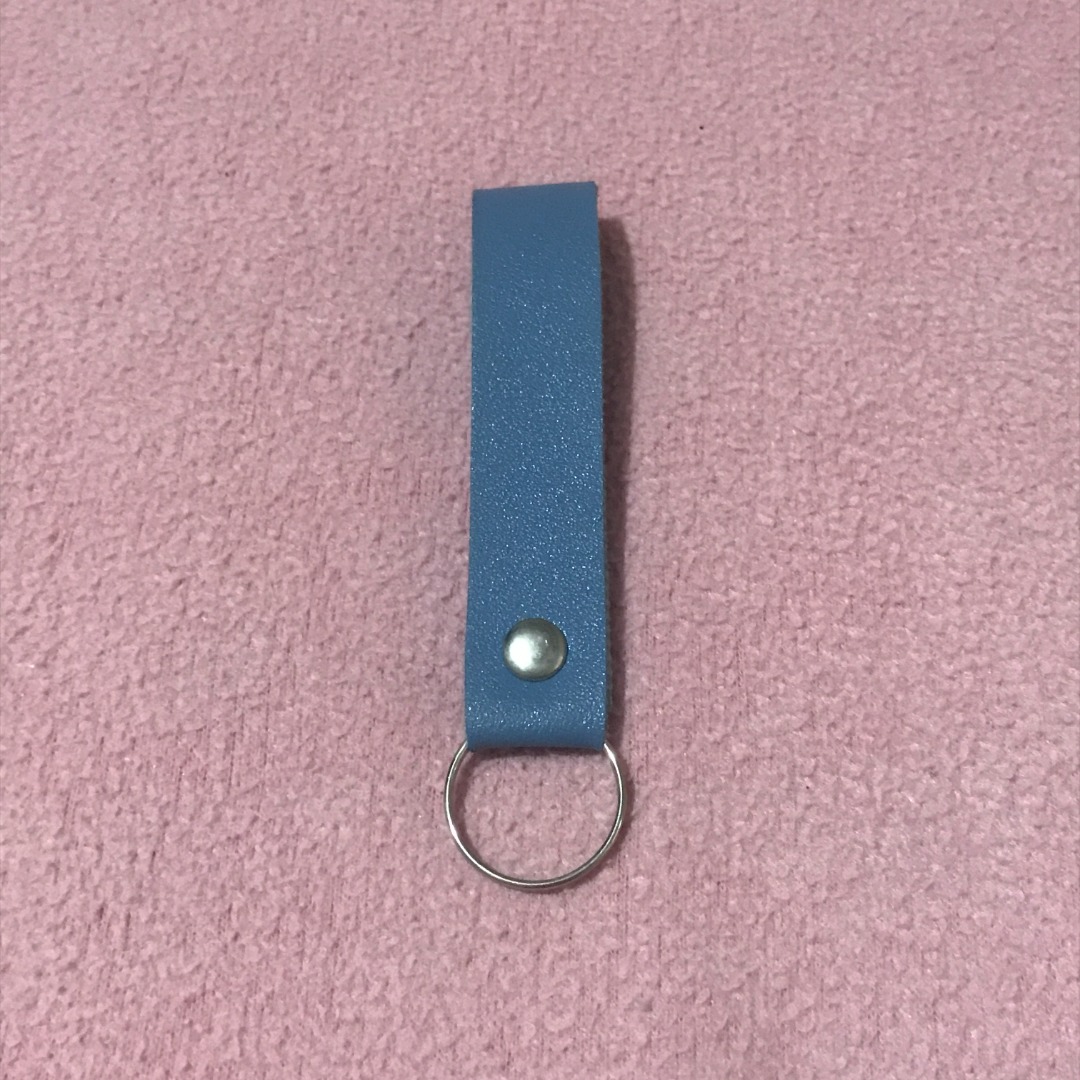 Light Blue Leather Key Ring, Sports Equipment, Other Sports Equipment ...