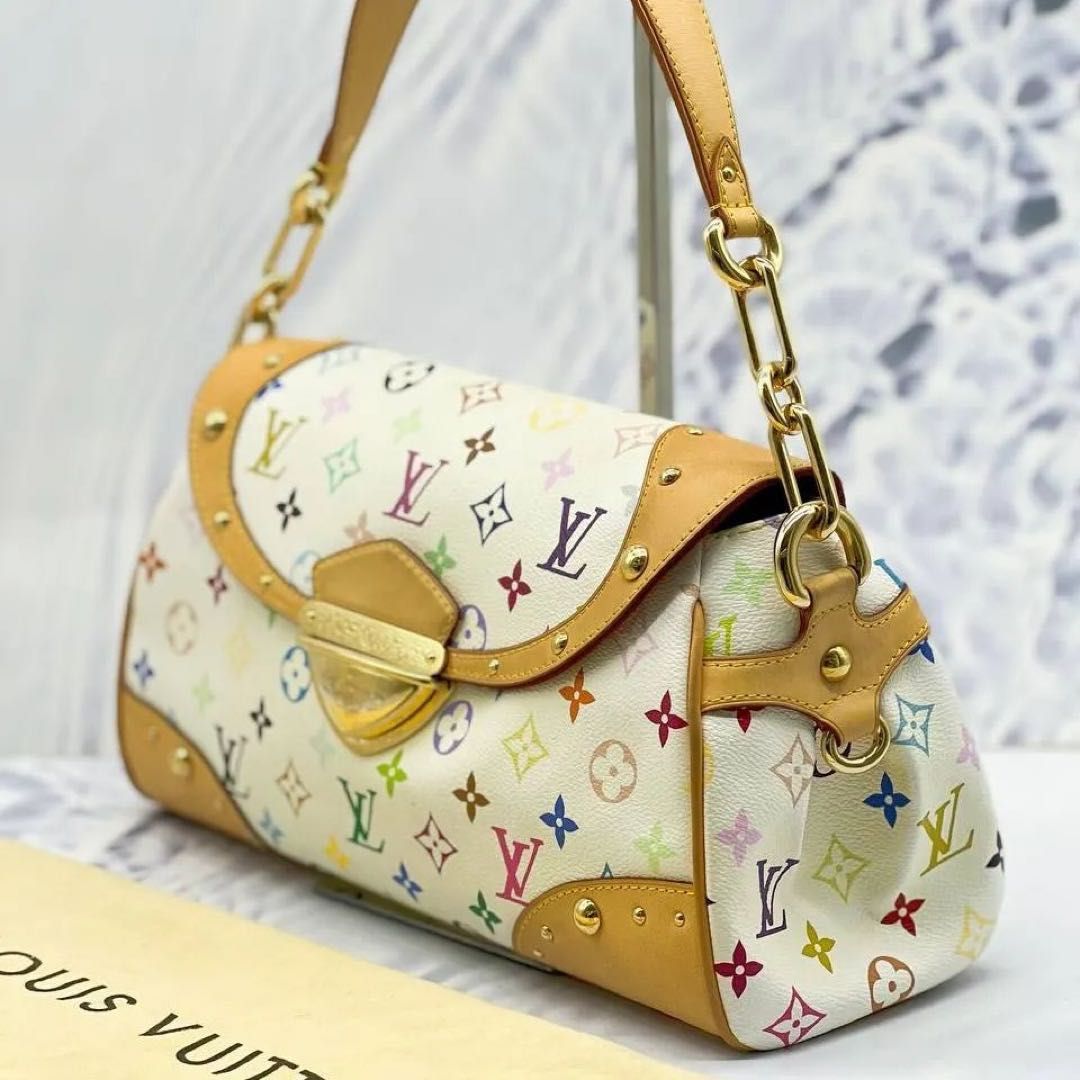 Louis Vuitton Beverly Handbag Monogram Multicolor MM Multicolor 2176384