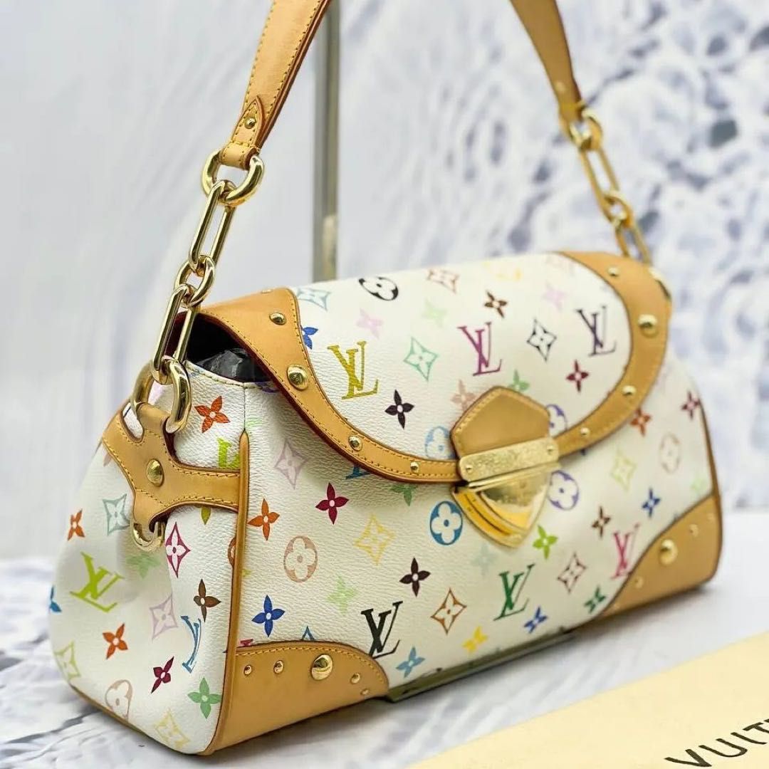 Louis Vuitton, Bags, Louis Vuitton Monogram Multicolore Beverly Mm W Dust  Bag And Box
