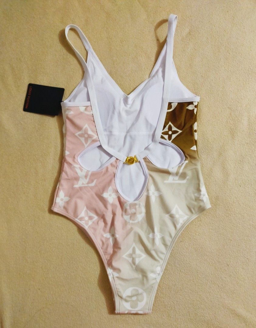 Louis Vuitton, Swim, Lv Monogram Gradient Cutout Onepiece Swimsuit