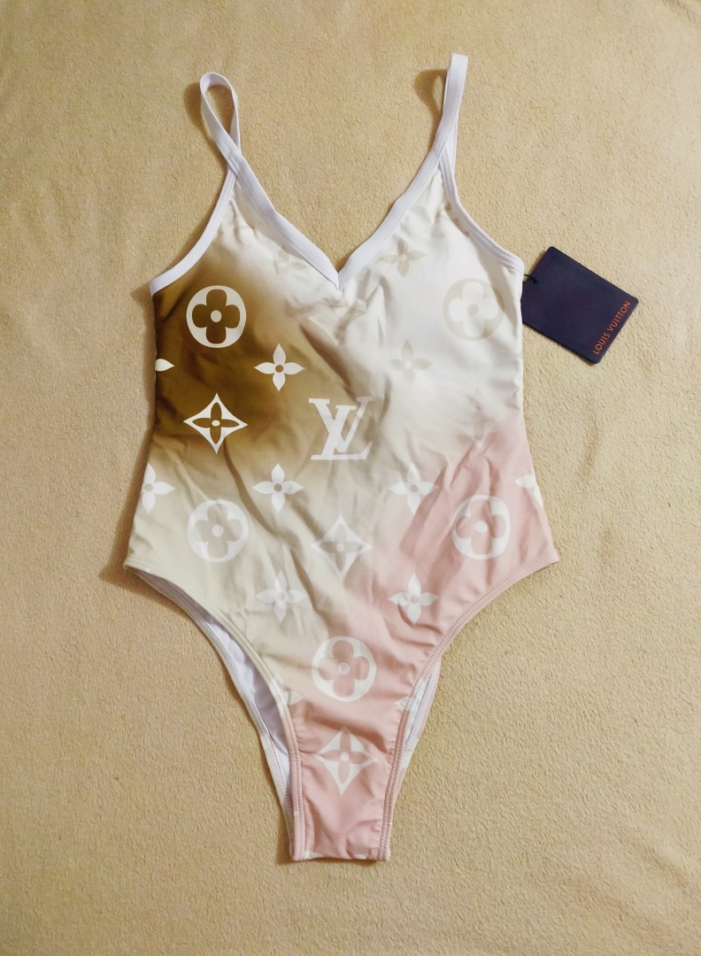 Louis Vuitton, Swim, Lv Monogram Gradient Cutout Onepiece Swimsuit