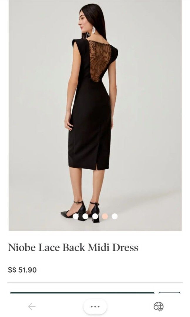 Buy Niobe Lace Midi Dress @ Love, Bonito Singapore