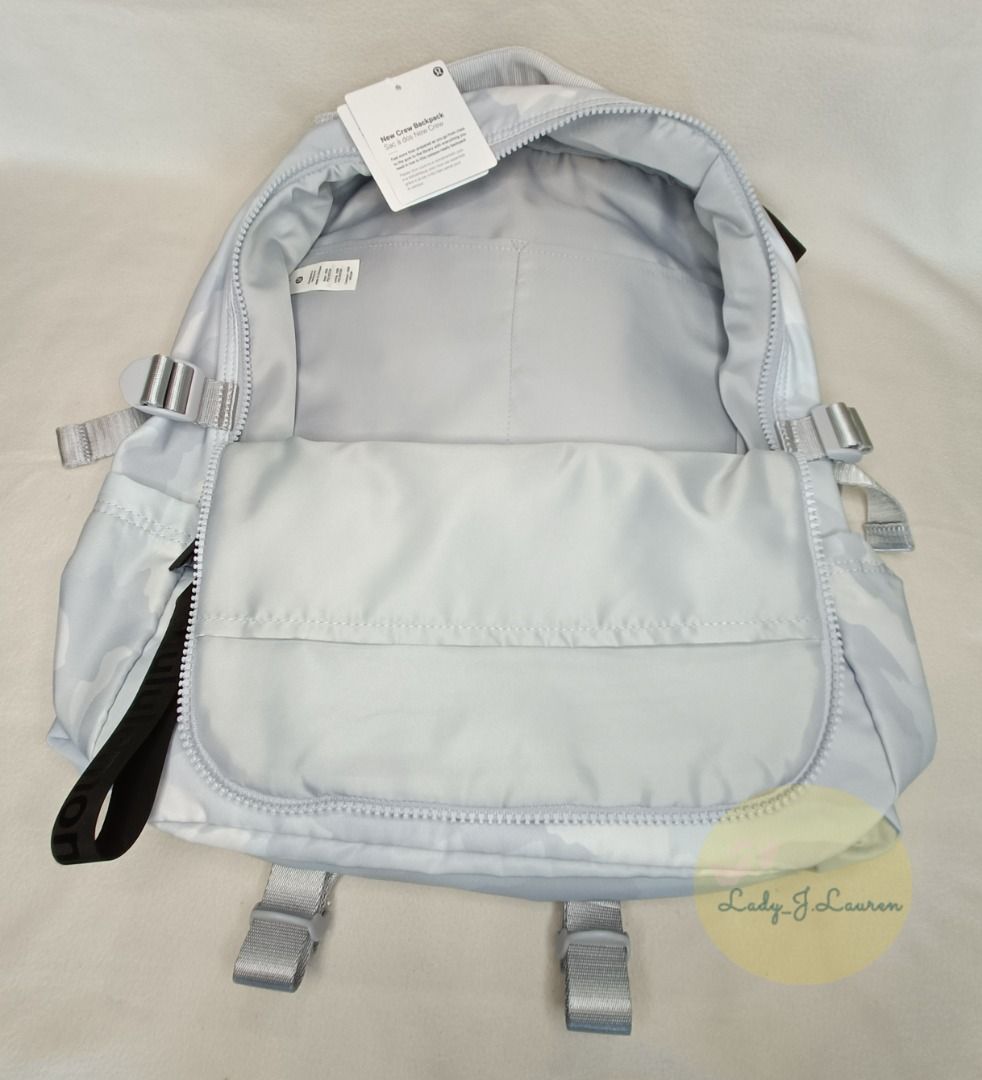 最安 新品 ルルレモン New Crew Backpack 22L - Silver 