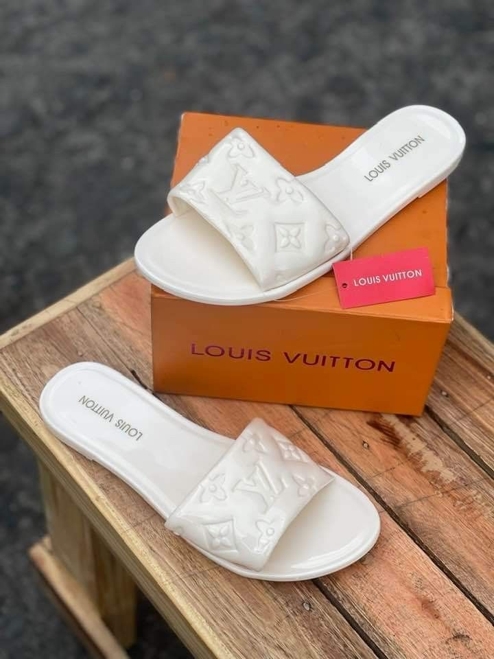 Louis vuitton jelly slides outlet