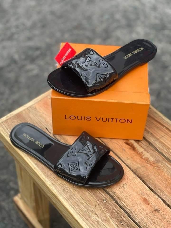 LV JELLY SANDALS Women s Fashion Footwear Sandals on Carousell