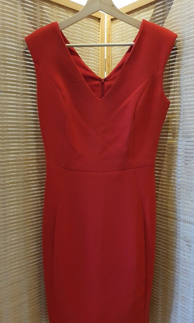Mango Suit Corporate Red Dress