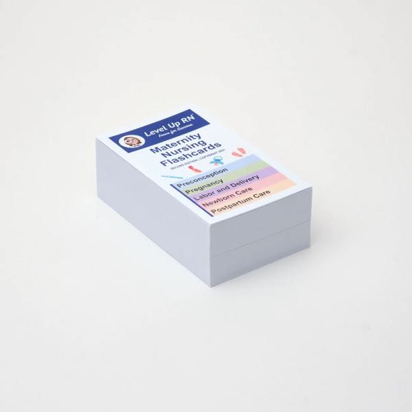 Maternity Nursing Flashcards by Level Up RN, Hobbies & Toys, Books