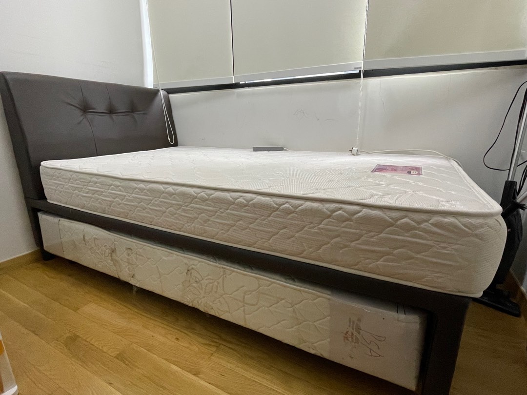 Mattress with pull out (Super Single), Furniture & Home Living