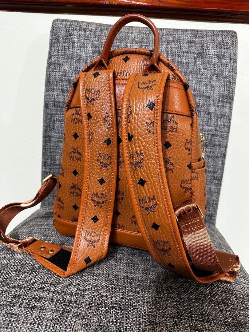 Mcm new arrivals backpack strap