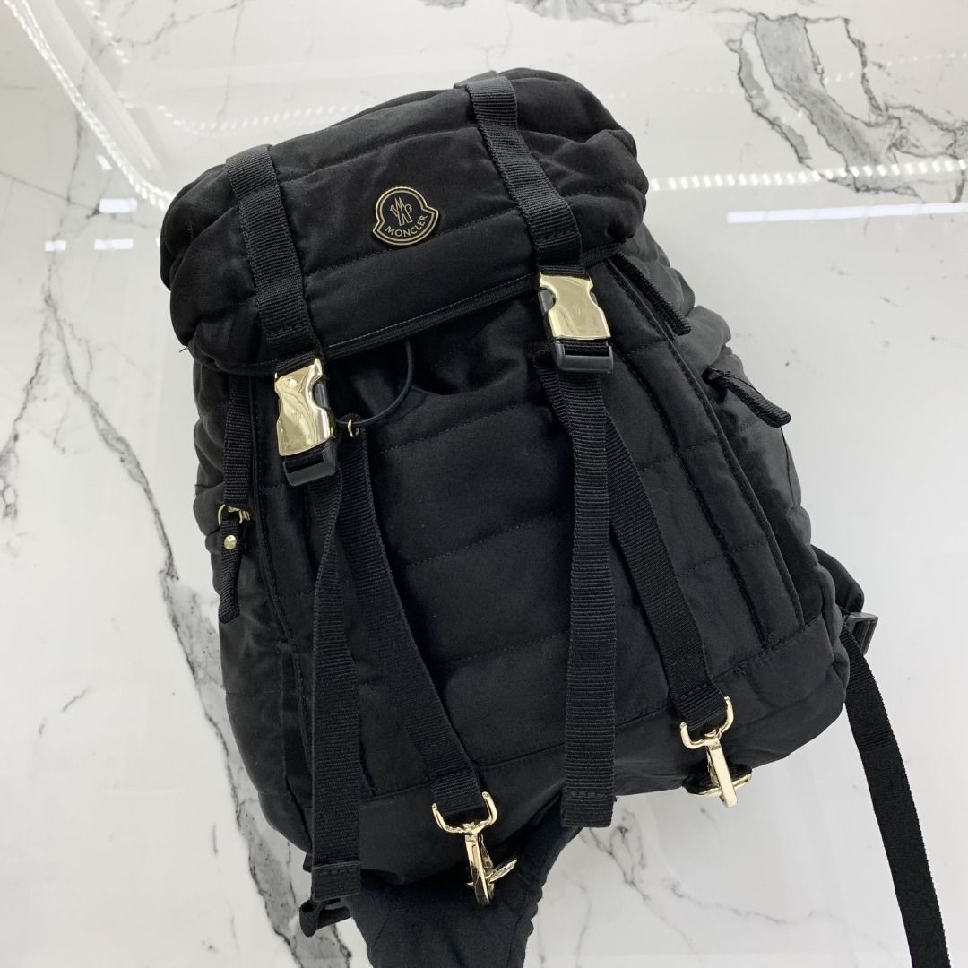 MONCLER BLACK PUFFER RUCKSACK 227030084 EK Women s Fashion Bags