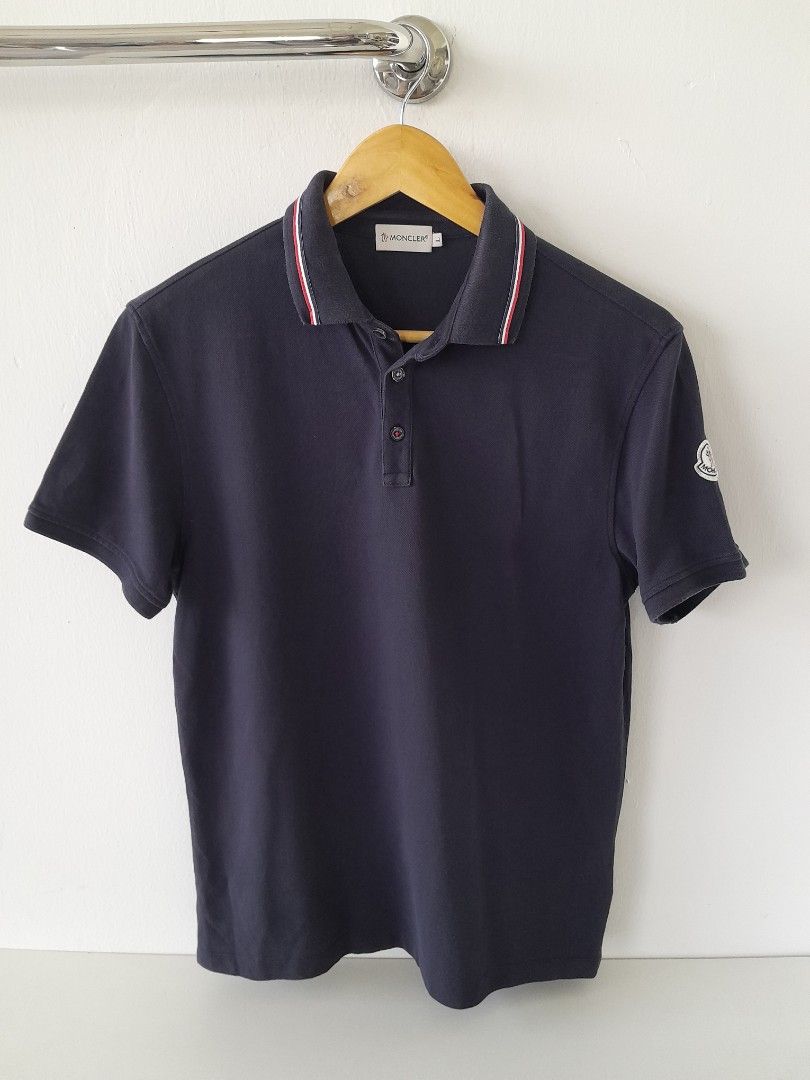 Moncler polo outlet badge on arm