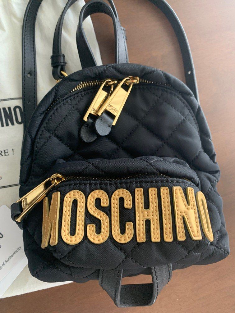 Moschino top backpack malaysia