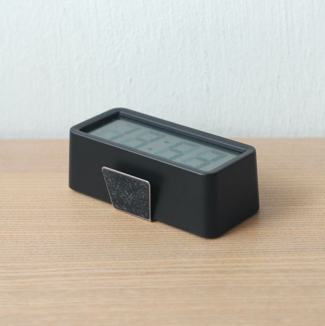 MUJI Digital Clock S with Alarm Minimalist Design!, Furniture & Home