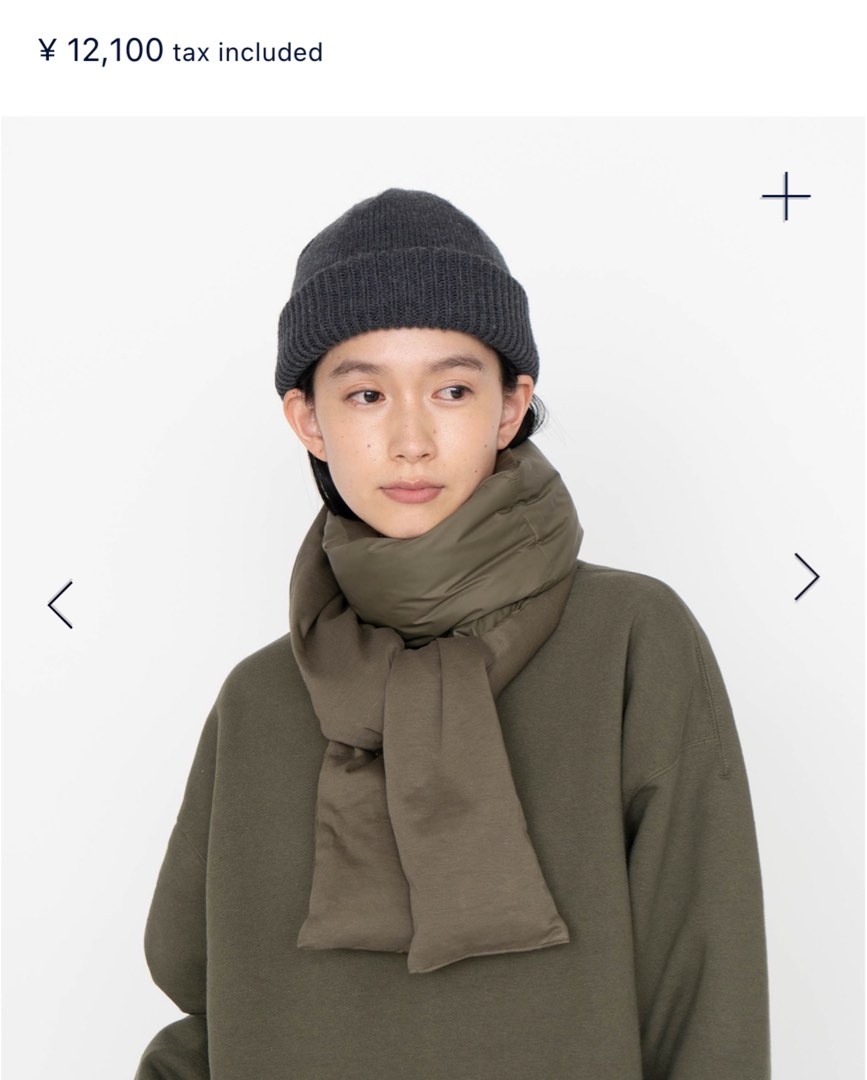 nanamica Down Muffler (Unisex), 名牌, 飾物及配件- Carousell