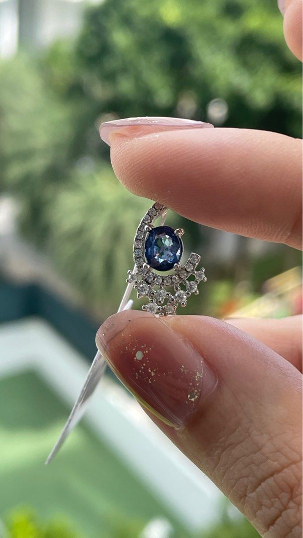 Genuine sapphire clearance pendant