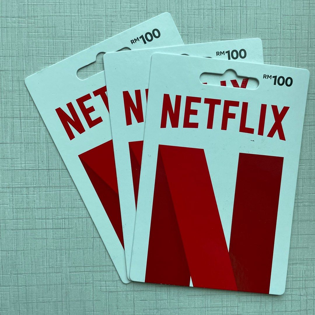 NETFLIX GIFT CARD RM100, Video Gaming, Gaming Accessories ...