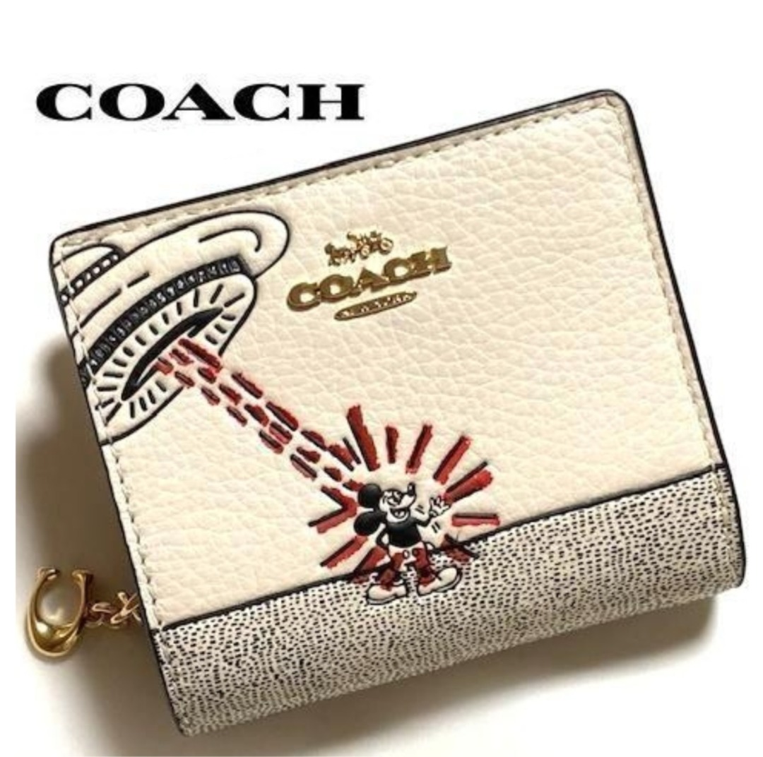 New Coach Original Disney Mickey Mouse X Keith Haring Snap Wallet For Women Come With Complete Set Suitable for Gift Luxury Bags Wallets on Carousell