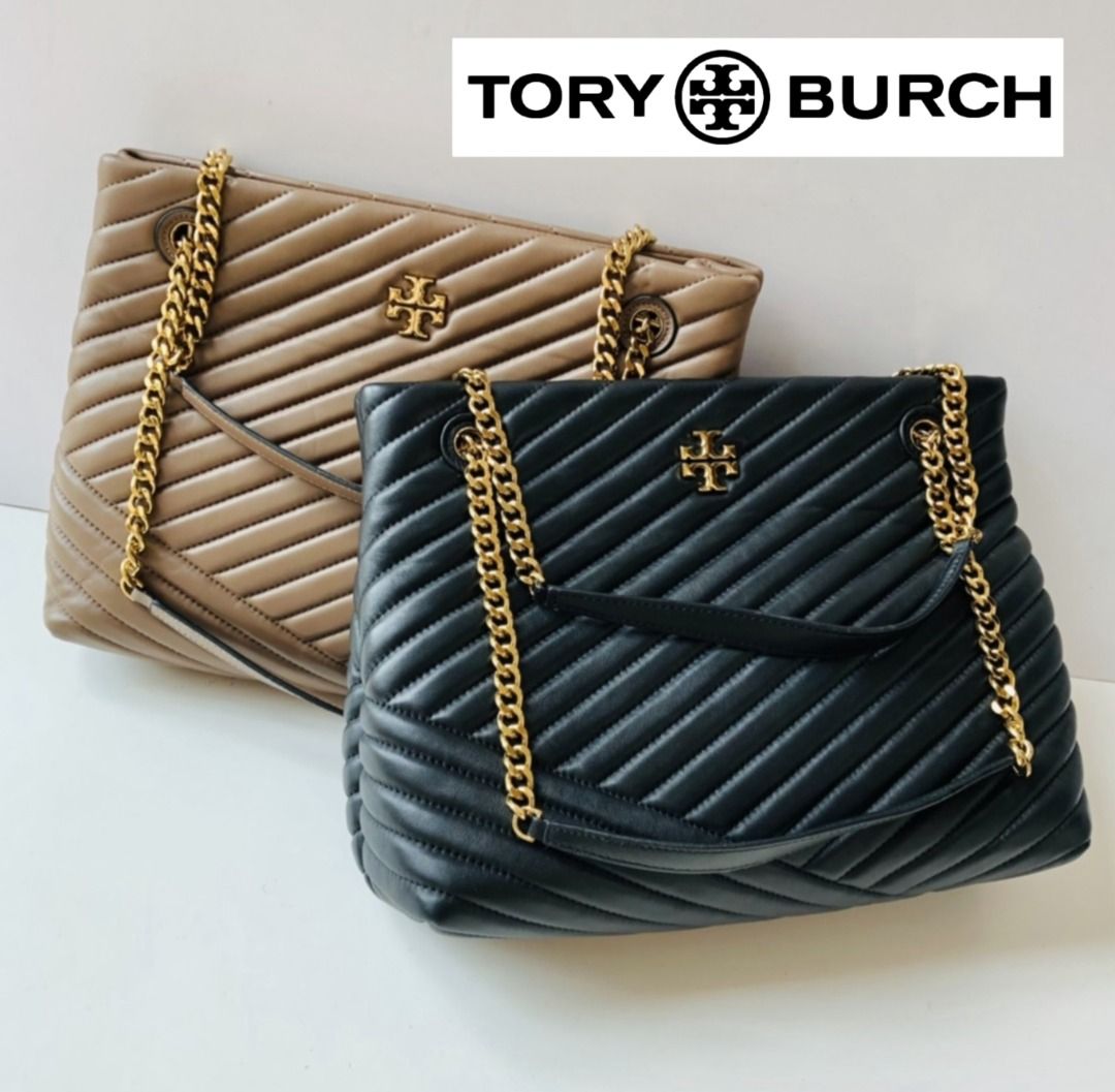 TORY BURCH KIRA CHEVRON TOTE, Luxury, Bags & Wallets on Carousell