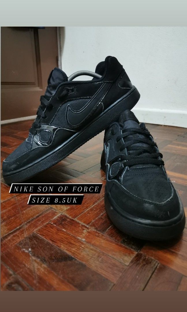 Nike son of deals force low black