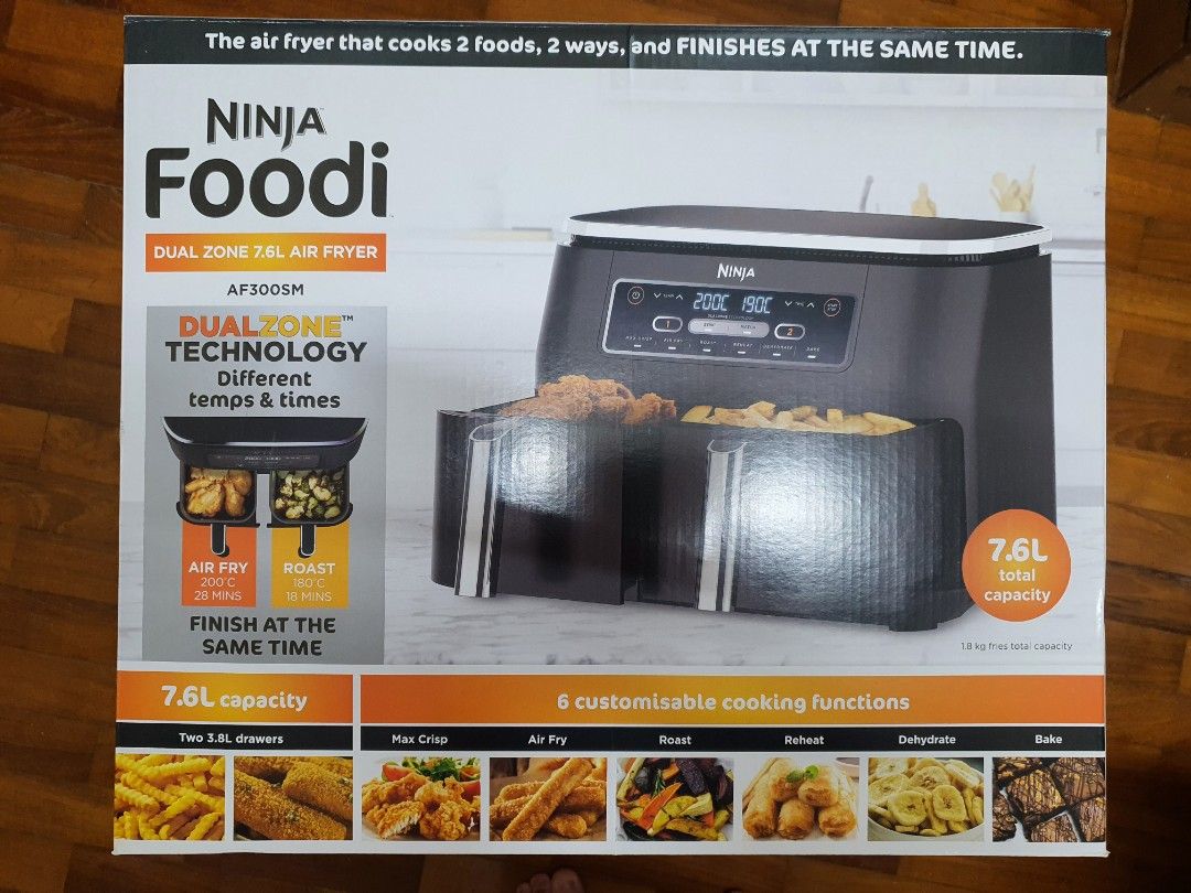 Ninja Foodi Dual Zone Air Fryer 7.6l AF300 (out of stock), Furniture