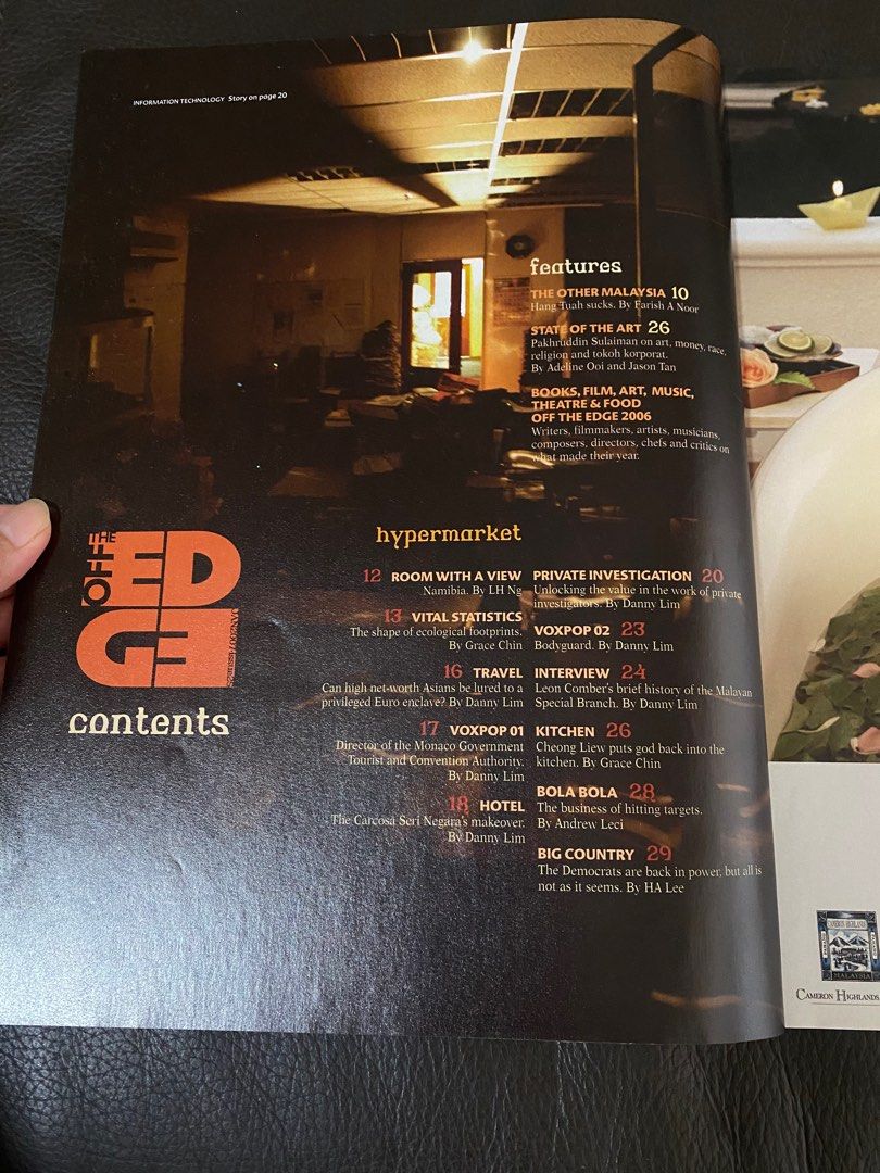 OFF THE EDGE (Vol. 25) (Category: Magazines) located in Petaling Jaya. Submitted by pascacinta (Listing ID 1198974708, Image 2). Description: Keluaran Januari 2007 Free shipping.