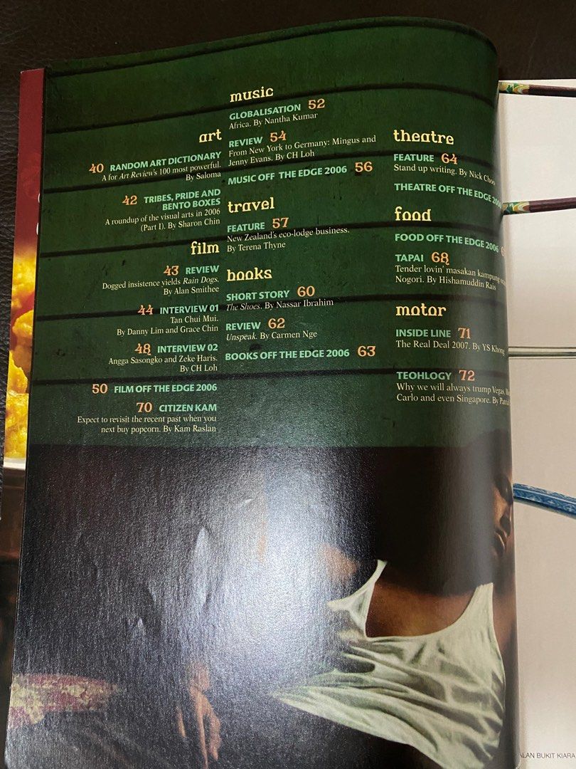 OFF THE EDGE (Vol. 25) (Category: Magazines) located in Petaling Jaya. Submitted by pascacinta (Listing ID 1198974708, Image 3). Description: Keluaran Januari 2007 Free shipping.