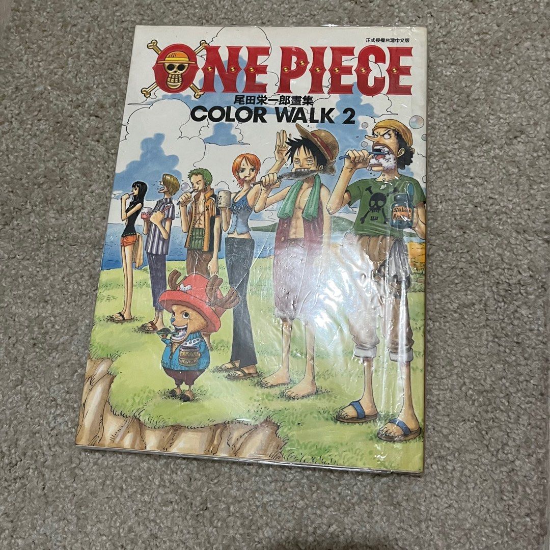 [二手]ONE PIECE 海賊王 航海王 尾田榮一郎畫集 color walk 2, 書籍、休閒與玩具, 書本及雜誌, 漫畫在旋轉拍賣