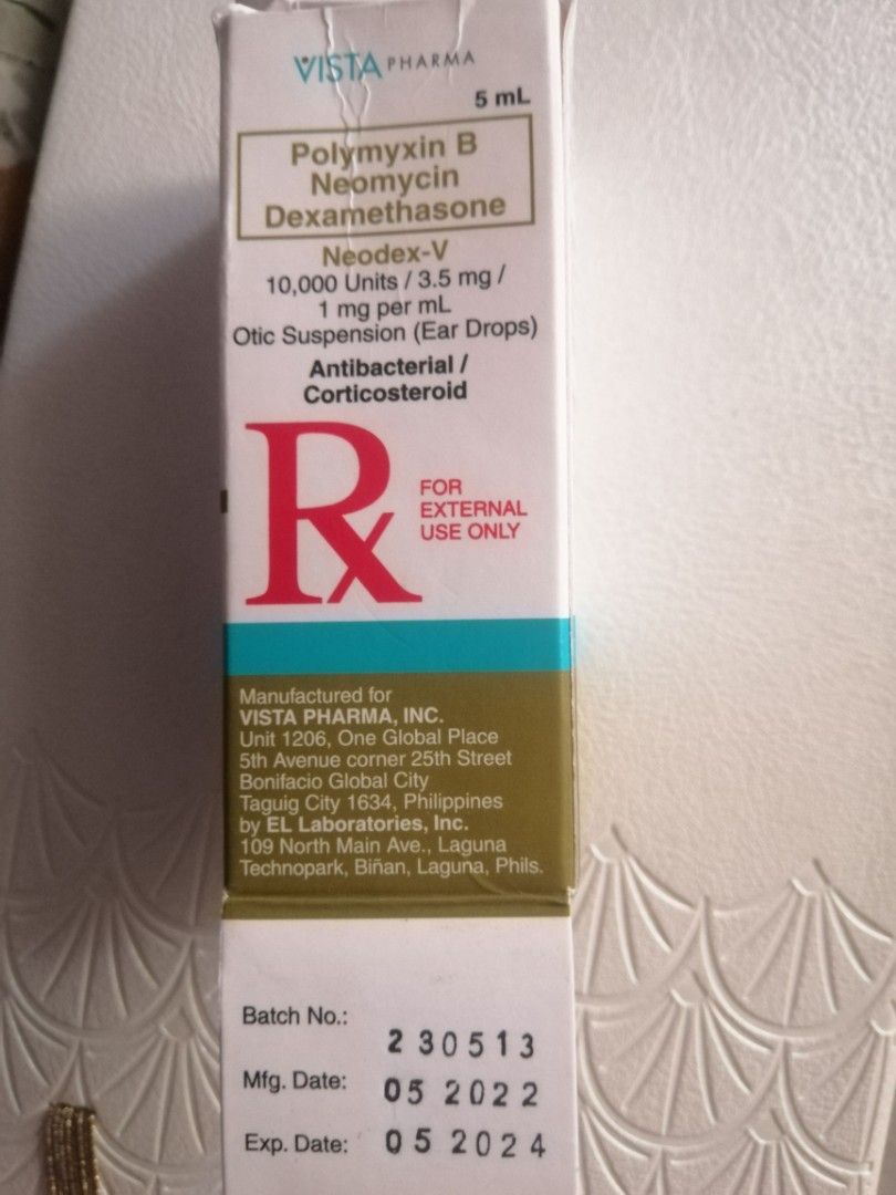 Otic Solution / Ear Drop, Health & Nutrition, Medical Supplies & Tools