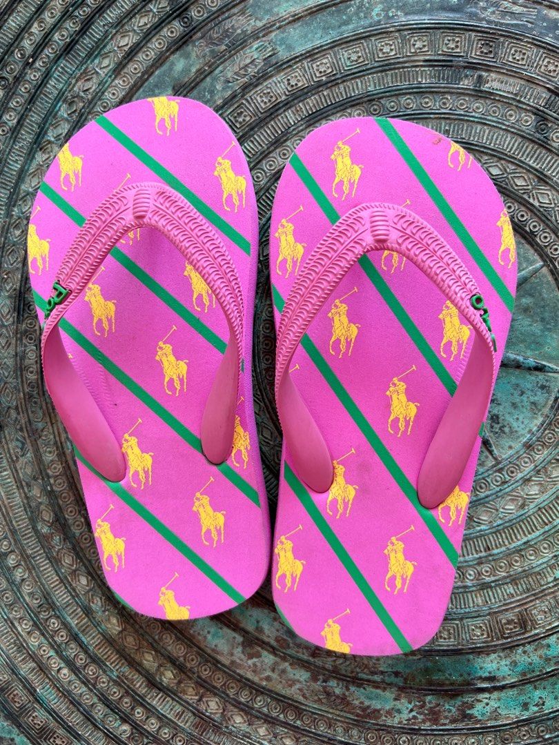Polo Ralph Lauren slippers kids authentic
